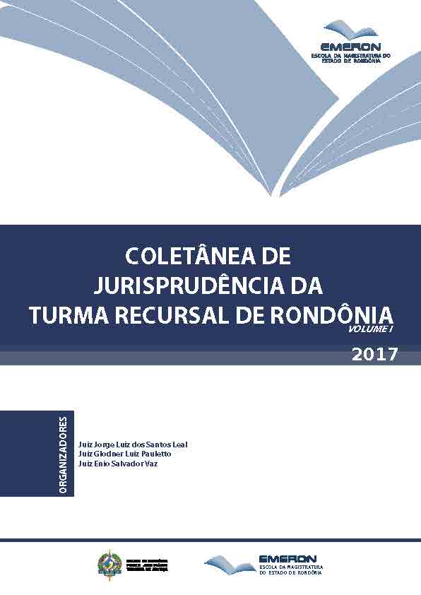 Coletâneas de Jurisprudência da Turma Recursal de Rondônia