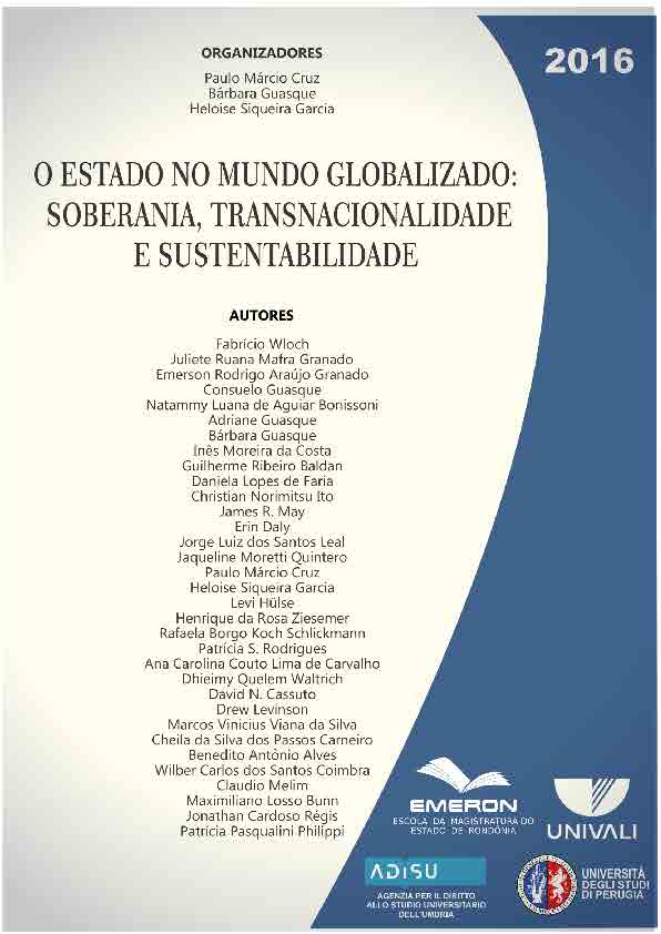 O Estado no Mundo Globalizado: Soberania, Transnacionalidade e Sustentabilidade -2016
