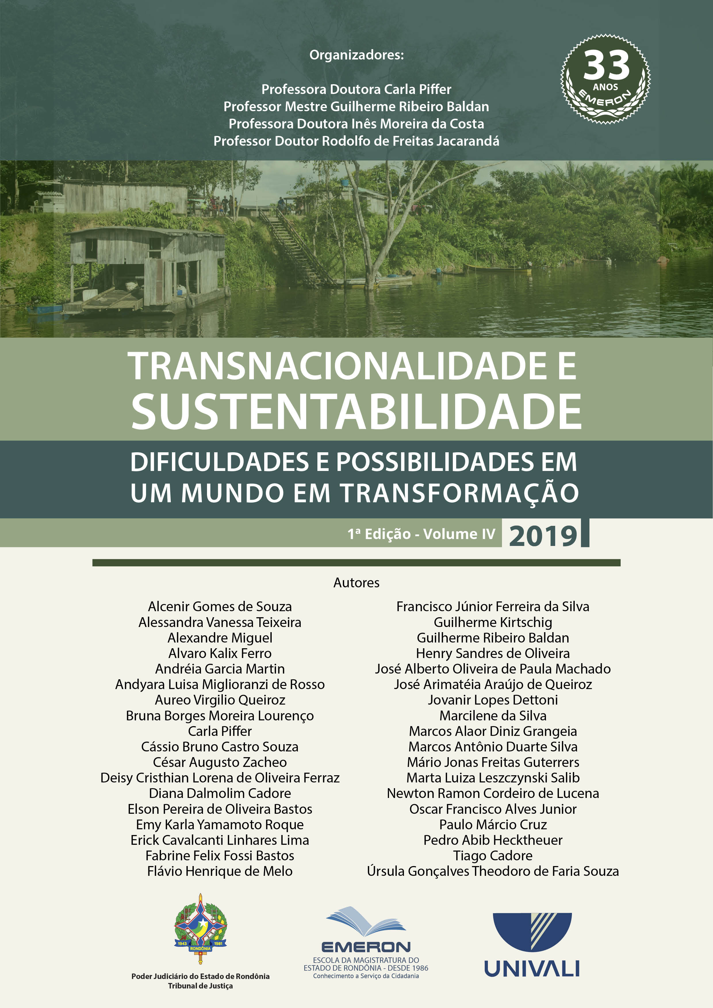 Transnacionalidade e Sustentabilidade: Dificuldades e Possibilidades em um Mundo em Transformação - 2019