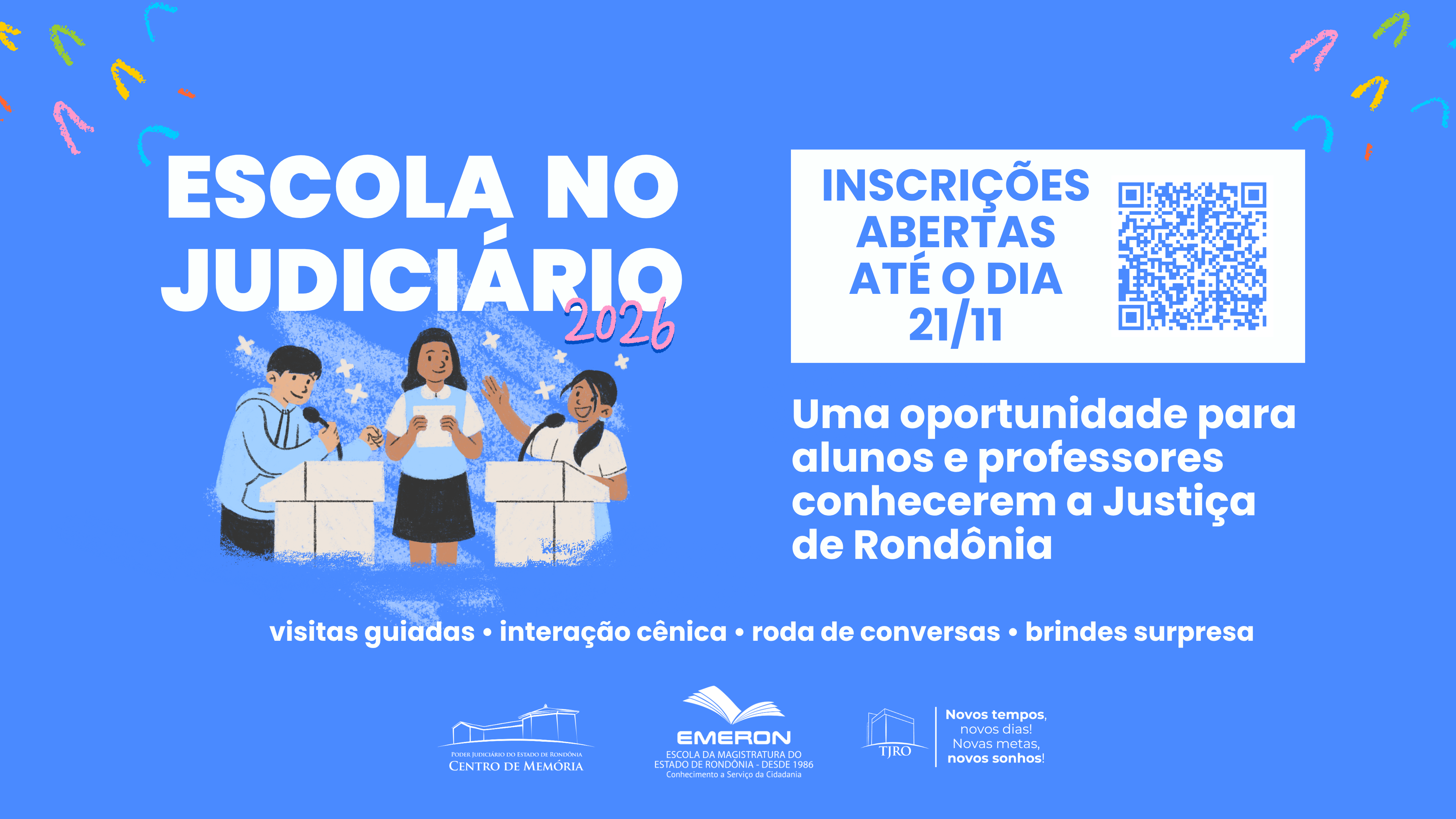 Centro de Memória promove últimas visitas da 3ª edição do projeto “Escola no Judiciário” em Porto Velho