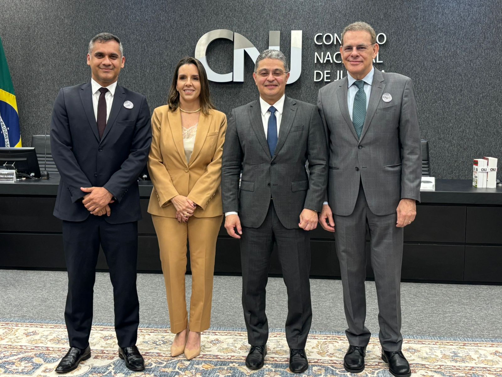 Diretor da Emeron prestigia posse do novo conselheiro do CNJ, Silvio Amorim