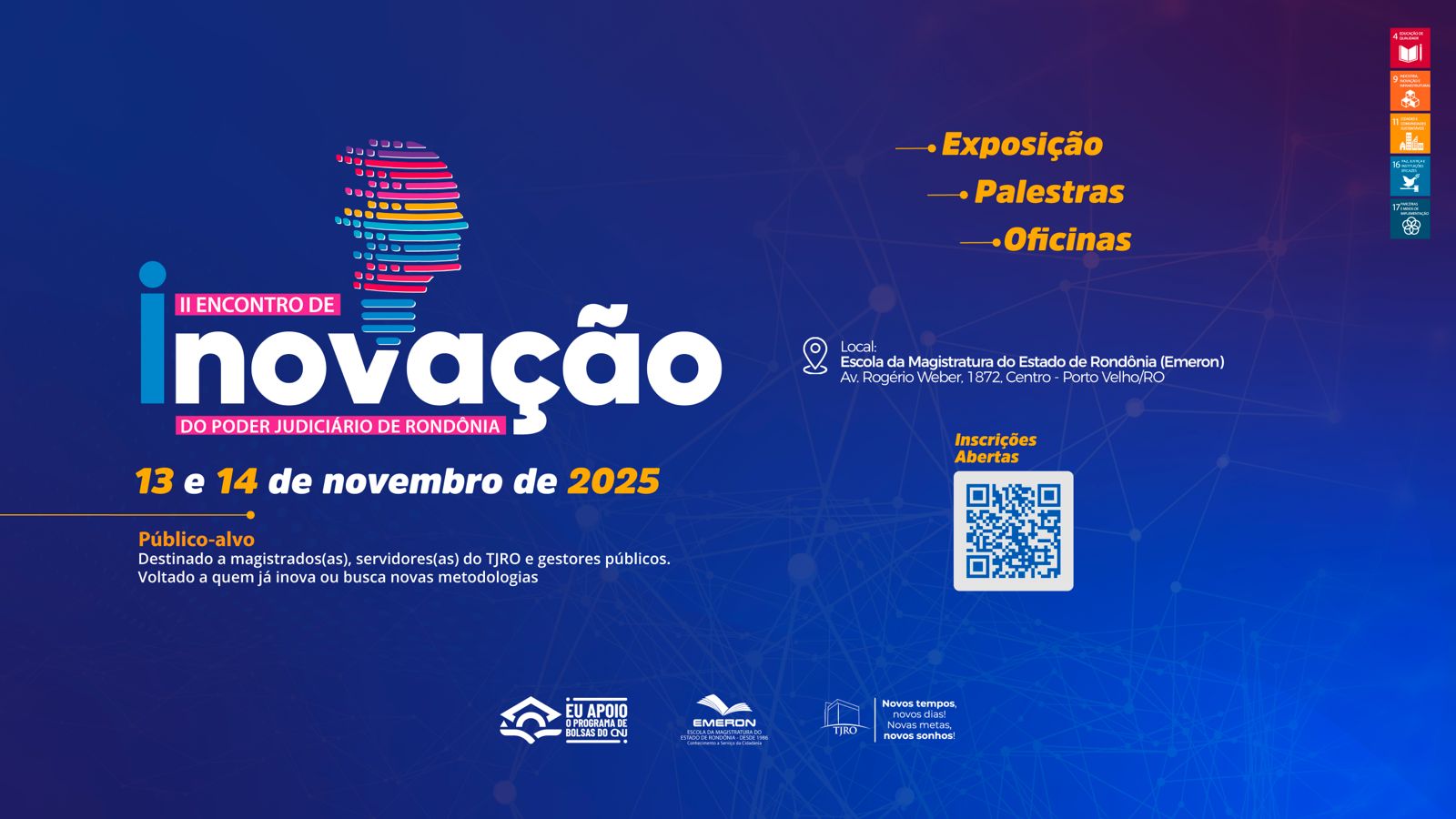 Escola da Magistratura promove II Encontro de Inovação nesta quinta e sexta