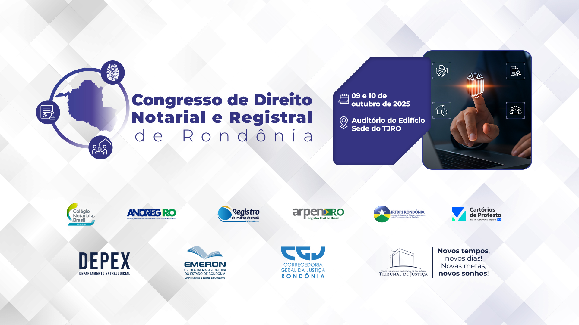 Emeron e TJRO realizam Congresso de Direito Notarial e Registral com presença de autoridades nacionais