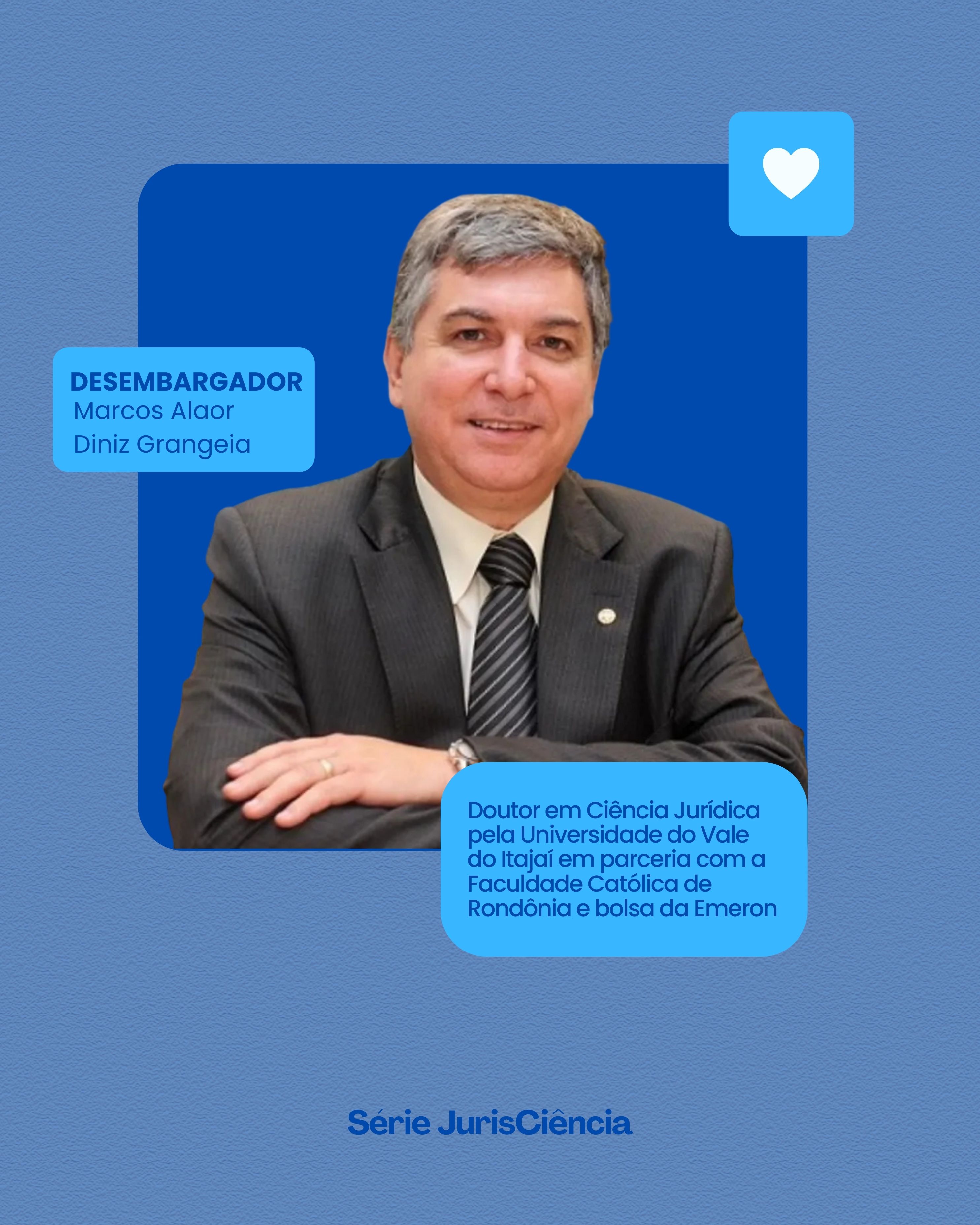 JurisCiência: Tese do Desembargador Marcos Alaor aborda decisões estruturantes na área ambiental no Supremo Tribunal Federal 