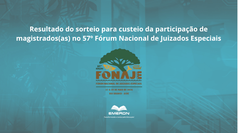 Resultado do edital para participação de magistrados(as) no 57º FONAJE